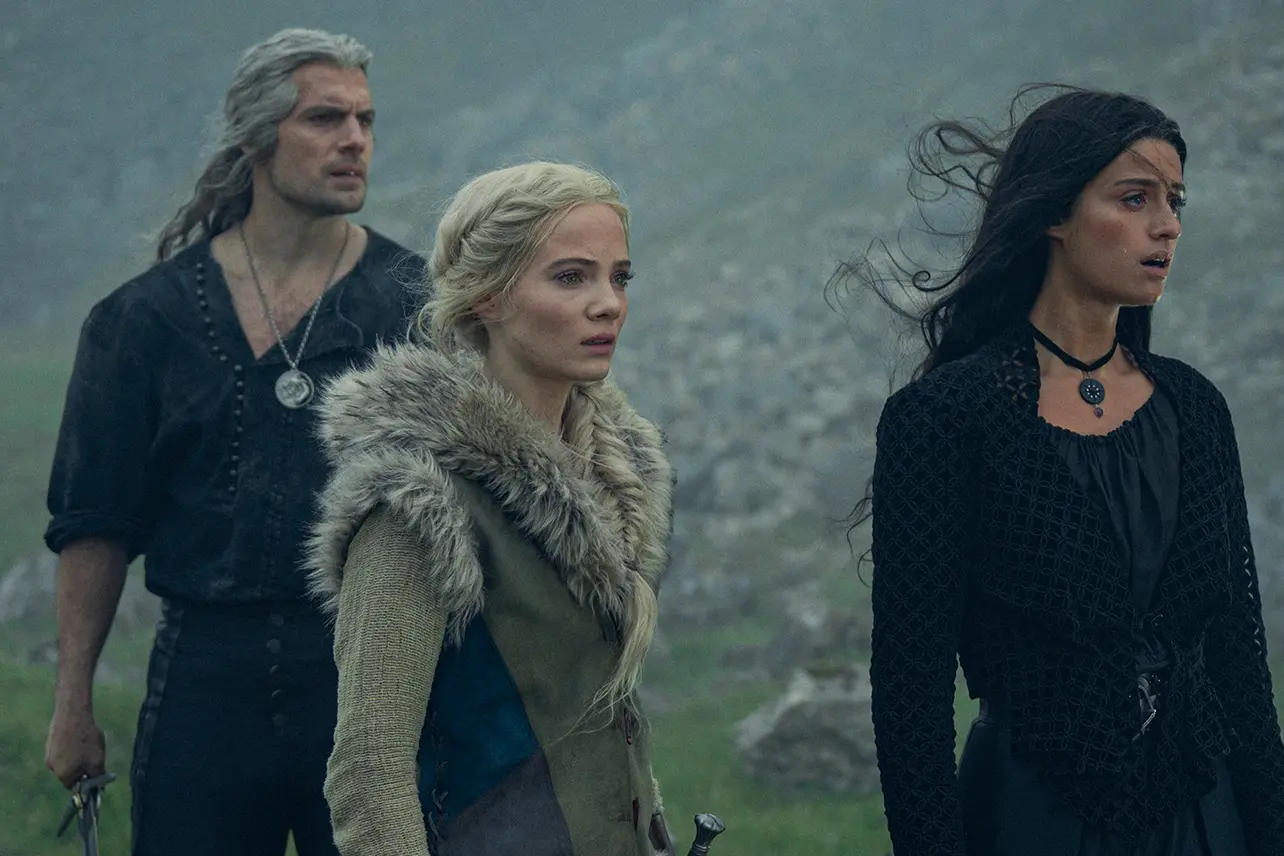 เกรัลต์ , เยนเนเฟอร์ และ ซิริ ใน The Witcher Season 3 (2023) เดอะ วิทเชอร์ นักล่าจอมอสูร By KUBET