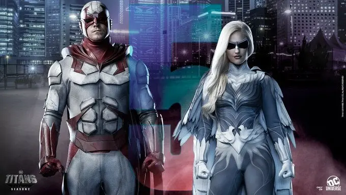 Hawk and Dove (Alan Ritchson และ Minka Kelly ใน Titans)  By KUBET