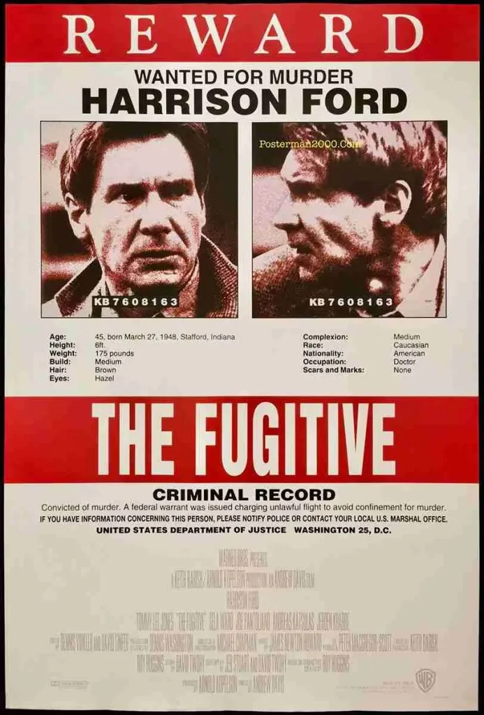 The Fugitive ขึ้นทำเนียบจับตาย 1993 - KUBET 