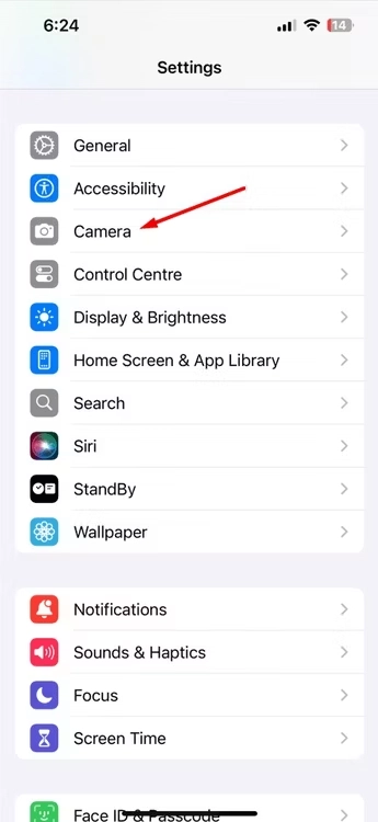 camera option in iphone settings - KUBET